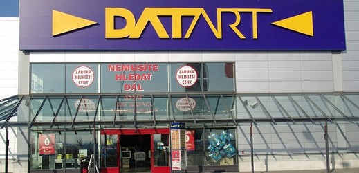 Prodejna Datart.