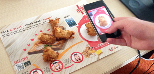 Mobilní kampaň KFC. 