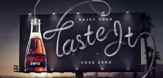 Billboard Coca-Cola Zero.