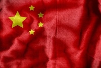 Čínská vlajka.