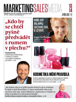 Titulní strana dvojčísla MarketingSaleMedia 13-14/2013