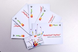 Předplacená karta MasterCard.