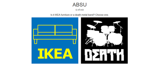 Ikea vs. Death.