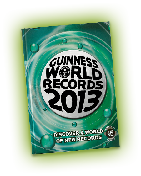 Guinessova kniha rekordů 2013.
