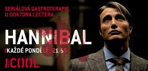 Reklama na seriál Hannibal.