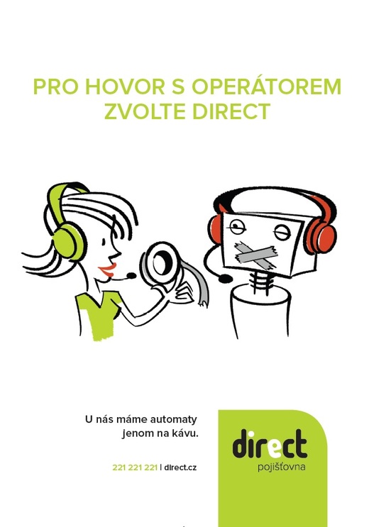 Kampaň Direct pojišťovny.