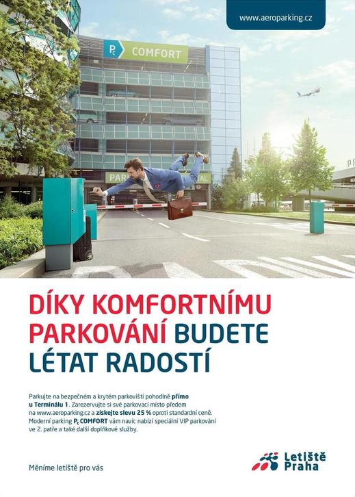 Reklama na Letiště Praha.