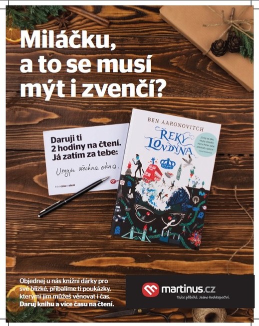 Kampaň knihkupectví Martinus.