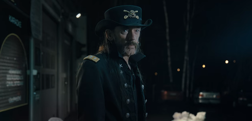 Ian "Lemmy" Kilmister v reklamě na finské mléko Valio.