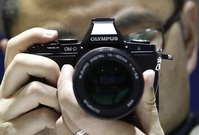 Fotoaparát japonské značky Olympus.