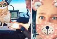 Piloti letadla easyJet se během svého letu bavili na Snapchatu.