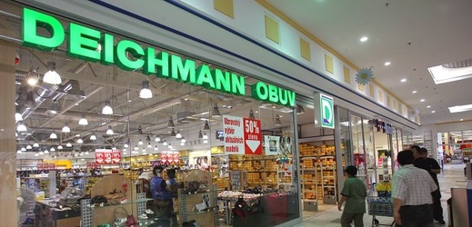 Prodejna Deichmann.