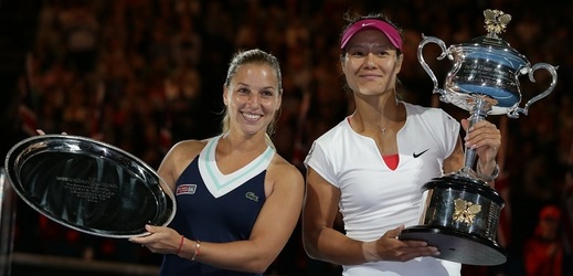 Tenistky Dominika Cibulková a Li Na (ilustrační foto).