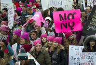 Pochod žen ve Washingtonu. 