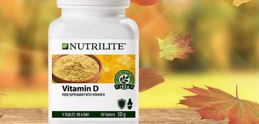 Vyhrajte tříměsíční dávku vitamínu D od Nutrilite.