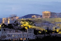 Akropolis v Athénách.