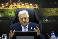 Na obrázku palestinský prezident Mahmoud Abbas.
