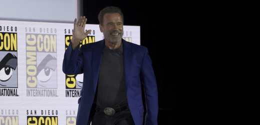 Arnold Schwarzenegger na letošním Comic-Conu v San Diegu.