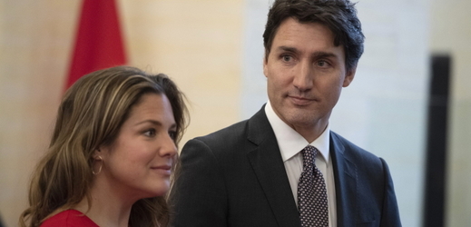 Kanadský premiér Justin Trudeau se svou manželkou.