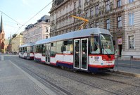 Tramvaj v Olomouci.