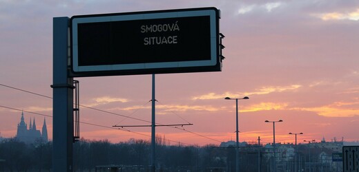 Kvůli písku ze Sahary platí smogová situace v celých Čechách a části Moravy a Slezska